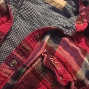 Pink flannel HOLLISTER